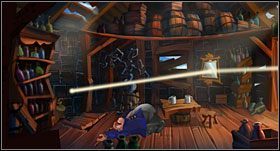 Wstaw lustro (Mirror ) w wiszącą na ścianie pustą ramę (Mirror frame) i otwórz żaluzje w oknie (Shutters) - [Część 2 - Four Map Pieces] - cz.3 | Monkey Island 2 Special Edition - Monkey Island 2 Special Edition: LeChucks Revenge - poradnik do gry