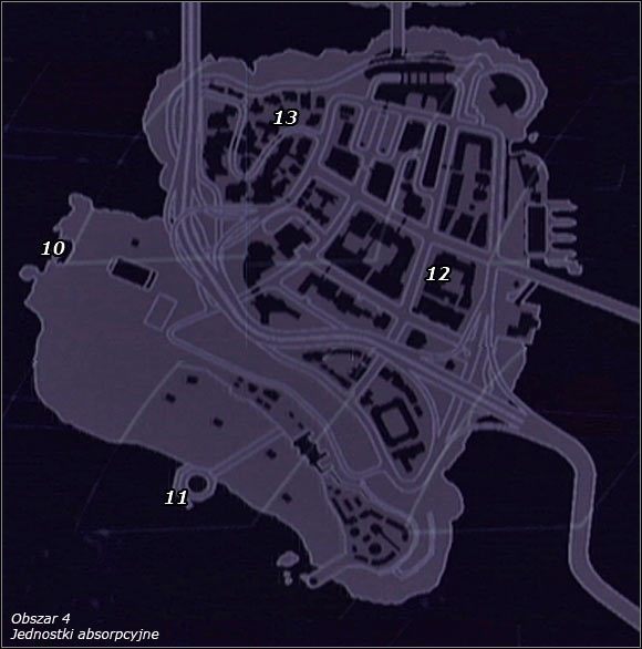 4 - Jednostki absorpcyjne - Mapy | Zadania kluczowe | Crackdown 2 - Crackdown 2 - poradnik do gry