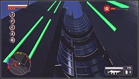 Obróć się w stronę wieżowca Hope i wykonaj skok w stronę widocznej w oddali platformy #1 - Jednostki absorpcyjne (3) | Zadania kluczowe | Crackdown 2 - Crackdown 2 - poradnik do gry