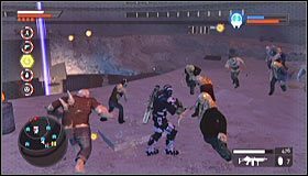 Ostrzeliwanie wspomnianych wyżej potworów z odległości byłoby bardzo utrudnione i nie radziłbym też marnować amunicji do wyrzutni rakiet - Latarnie (4) | Zadania kluczowe | Crackdown 2 - Crackdown 2 - poradnik do gry