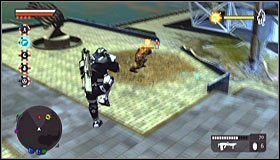 Jak już wyżej wspomniałem, musisz atakować tylko potwory oznaczone żółtymi ikonami - Wyłomy | Zadania drugorzędne | Crackdown 2 - Crackdown 2 - poradnik do gry