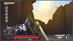 Po znalezieniu się na górze odszukaj dziurę #1 , przez którą będziesz mógł wskoczyć do pomieszczenia z sekretem #2 - Notatki dźwiękowe (4) | Zadania drugorzędne | Crackdown 2 - Crackdown 2 - poradnik do gry