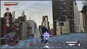 Teraz wystarczy jedynie wykonać dłuższy skok w stronę wieżowca z nagraniem #1 - Notatki dźwiękowe (3) | Zadania drugorzędne | Crackdown 2 - Crackdown 2 - poradnik do gry