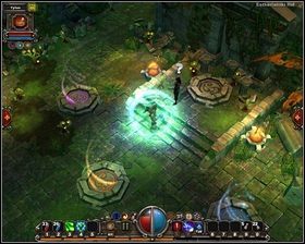 Czarodziejka poprosi nas o odnalezienie trzech glifów celu [1] - - Estheriańskie ruiny - poziomy 9-16 | Opis przejścia Torchlight - Torchlight - poradnik do gry