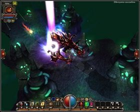 Walka z Kolosem [1] jest dość trudna w porównaniu z poprzednimi bossami - - Jaskinie TuTara - poziomy 17-20 | Opis przejścia Torchlight - Torchlight - poradnik do gry