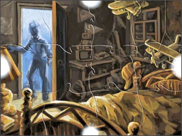 Po zebraniu wszystkich elementów układanki, powróć do domu i złóż wszystkie puzzle w obrazek zaprezentowany powyżej - Układanka | World 4 | Braid - Braid - poradnik do gry