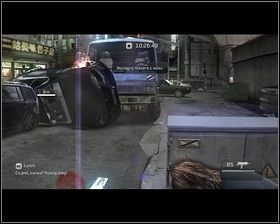 Tuż przed nami motory wykonają ślizg, który musimy ominąć - Rozdział 2 - Szczegóły (1) - Opis przejścia - Kane & Lynch 2: Dog Days - poradnik do gry