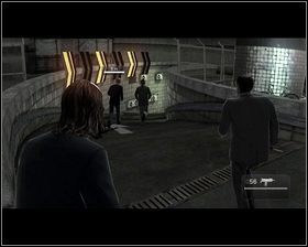 Po zabiciu reszty przeciwników [1], razem z Glazerem udajemy się do podziemnego parkingu [2] - Rozdział 2 - Szczegóły (1) - Opis przejścia - Kane & Lynch 2: Dog Days - poradnik do gry