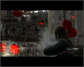 Znalazłszy sie na miejscu, chowamy się za pobliskim filarem [1] - Rozdział 2 - Szczegóły (2) - Opis przejścia - Kane & Lynch 2: Dog Days - poradnik do gry