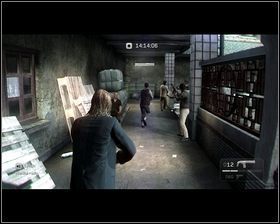 Żeby szybko pozbyć się napastników, zabijamy Chińczyka z prawej i przechodząc przez kolejne pokoje [1], flankujemy pozostałych - Rozdział 3 - Krew, pot i łzy (1) - Opis przejścia - Kane & Lynch 2: Dog Days - poradnik do gry