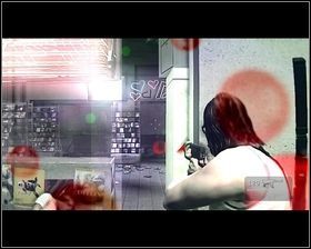 Trzymając się cały czas lewej strony, staramy się przedostać do sklepu z płytami - Rozdział 4 - Wyciszenie (1) - Opis przejścia - Kane & Lynch 2: Dog Days - poradnik do gry