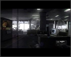 Chwilę później pojawi się kolejny oddział wrogów [1], a przez okno zacznie do nas strzelać czarny helikopter [2] - Rozdział 10 - Zmartwychwstanie (1) - Opis przejścia - Kane & Lynch 2: Dog Days - poradnik do gry