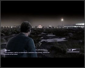 Na początku etapu biegniemy cały czas prosto [1], aż wyjdziemy na dużą otwartą przestrzeń [2] - Rozdział 11 - Bilet w jedną stronę (1) - Opis przejścia - Kane & Lynch 2: Dog Days - poradnik do gry