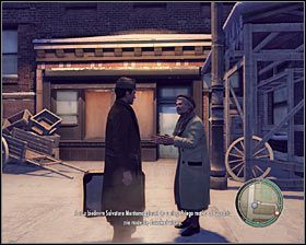 Zaczekaj aż taksówka wysadzi Cię w pobliżu miejsca, w którym mieszkają matka głównego bohatera oraz jego siostra Francesca - Rozdział 2 - Nie ma jak w domu (1) | Opis przejścia Mafia II - Mafia II - poradnik do gry