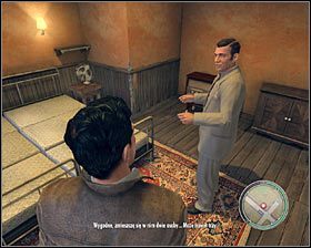 Musisz dotrzeć na najwyższe piętro, gdzie zostaniesz powitany przez właściciela wynajmowanego Vito lokalu #1 - Rozdział 7 - Spoczywaj w pokoju, F. Potenza | Opis przejścia Mafia II - Mafia II - poradnik do gry