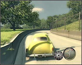 Skrętu w lewo będziesz musiał dokonać na skrzyżowaniu znajdującym się przy mieszkaniu Joe #1 - Rozdział 9 - Twardziel i liczykrupa (1) | Opis przejścia Mafia II - Mafia II - poradnik do gry