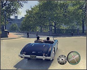 Wyjdź z budynku, udaj się wraz z Joe do jego garażu i wsiądź do zaparkowanej tu fury (Ascot Bailey) #1 - Rozdział 13 - Wyjście smoka (1) | Opis przejścia Mafia II - Mafia II - poradnik do gry