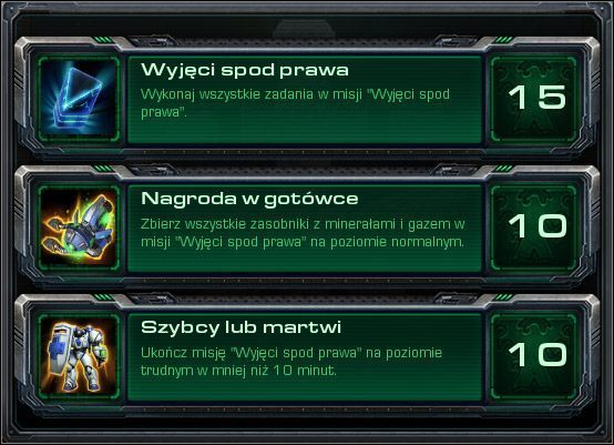 Wyjęci spod prawa - Wyjęci spod prawa (Osiągnięcia) | Kampania - Mar Sara - StarCraft II: Wings of Liberty - poradnik do gry