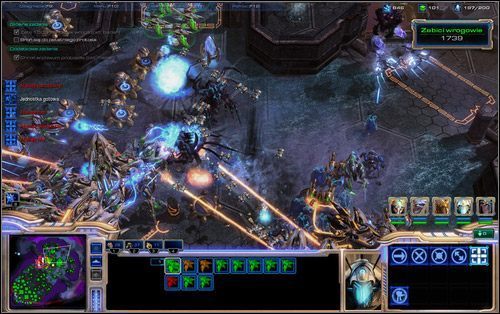 Po minięciu bariery 1500 Zergów, wróg postawi na zdecydowanie cięższy kaliber - W nieskończonej ciemności (Osiągnięcia) | Kampania - proroctwo - StarCraft II: Wings of Liberty - poradnik do gry