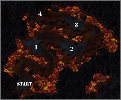 Zgodnie z planem trzy eksplozje spowodowały, że tunele zapełniają się lawą - W paszczy bestii, (4) | Kampania - wielki finał | StarCraft II Wings of Liberty - StarCraft II: Wings of Liberty - poradnik do gry