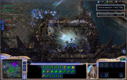 Lokacja 3 - Wystarczy zaznaczyć lotniskowce i nakazać im atakowanie wszystkiego w zasięgu ich wzroku - Zwiastun śmierci | Wyzwania | StarCraft II Wings of Liberty - StarCraft II: Wings of Liberty - poradnik do gry