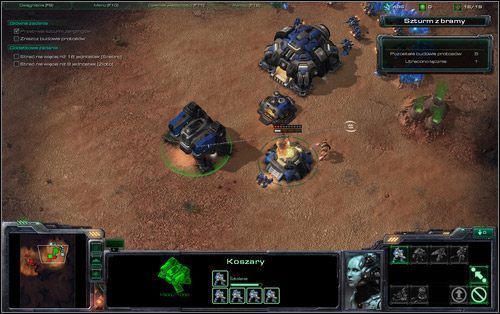 Cały czas trenuj nowych żołnierzy i naprawiaj ERK szkody wyrządzone przez Protosów - Obrona przed szturmem | Wyzwania | StarCraft II Wings of Liberty - StarCraft II: Wings of Liberty - poradnik do gry