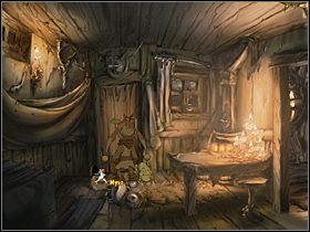 Potrzebujesz czegoś, by dosięgnąć do zaczepionych pod murem pantalonów - Rozdział drugi - Przebudzenie Kalidy (1) - The Whispered World - poradnik do gry
