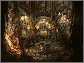 By się go pozbyć, potrzebujesz kamienia (który już masz) i sznurka (który zaraz zdobędziesz) - Rozdział trzeci - Asgil (1) - The Whispered World - poradnik do gry