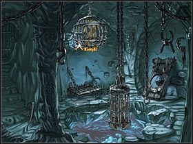 Porozmawiaj z siedzącym w sąsiedniej klatce Bobbym, który zacznie okropnie narzekać - Rozdział czwarty - Korona (5) - The Whispered World - poradnik do gry
