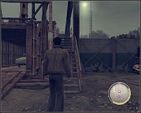 Po dotarciu na miejsce wjedź samochodem do oznaczonej przez grę wielkiej prasy #1 - [Fabuła] cz.3 | Osiągnięcia związane z fabułą w Mafia II - Mafia II - poradnik do gry