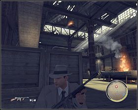 Dereka chwilowo zignoruj i na początek zajmij się wyeliminowaniem kilku przeciwników biegnących w Twoją stronę #1 - [Fabuła] cz.5 | Osiągnięcia związane z fabułą w Mafia II - Mafia II - poradnik do gry