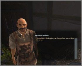 Wół Bogumił stoi pod szyldem karczmy - Nadoret 2 (po zadaniu 13. Myto to za mało) (1) | Zadania poboczne - Drakensang: The River of Time - poradnik do gry