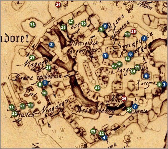 1 - M3 Nadoret - miasto | Mapy w Drakensang The River of Time - Drakensang: The River of Time - poradnik do gry