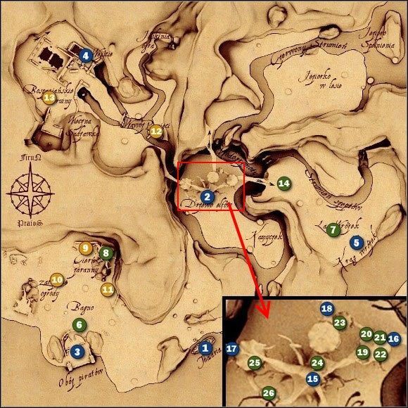 1 - M12 Elfi las | Mapy w Drakensang The River of Time - Drakensang: The River of Time - poradnik do gry