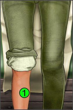 Symptomy: Nogi - Opis przejścia (2) | Globetrotting House M.D. - House M.D. - poradnik do gry