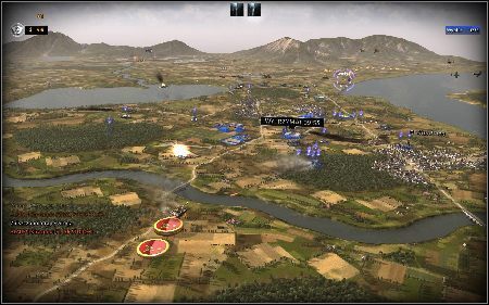 Zanim wrodzy komandosi na dobre zadomowią się w południowej bazie [4] , stwórz kilka oddziałów spadochroniarzy, przeprowadź szybki desant i postaraj się odbić jak najwięcej budynków (obrazek poniżej) - Niemcy - Wielki finał! | Kampania | RUSE - R.U.S.E. - poradnik do gry