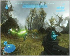 Po dotarciu do mostu dojdzie do wymiany ognia - Etap II- Winter Contingency (1) | Opis przejścia Halo Reach - Halo: Reach - poradnik do gry