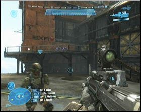 Dotrzesz do niego forsując betonowy most, gęsto obstawiony przez przeciwników - Etap V- On the Tip of the Spear (1) | Opis przejścia Halo Reach - Halo: Reach - poradnik do gry