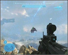 Na szczęście istnieje jeszcze jeden sposób, znacznie łatwiejszy (a przy okazji odblokowujący osiągnięcie Banshees, Fast and Low) - Etap V- On the Tip of the Spear (2) | Opis przejścia Halo Reach - Halo: Reach - poradnik do gry