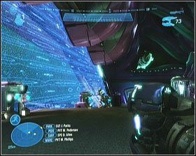 W ten sposób umożliwisz sobie dojście na mostek - Etap VI- Long Night of Solace (2) | Opis przejścia Halo Reach - Halo: Reach - poradnik do gry