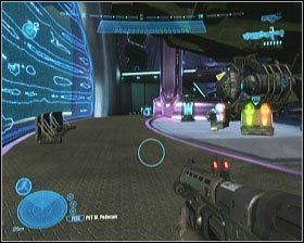 W hangarze będziesz mieć za zadanie osłaniać sojuszniczy statek przed kilkoma falami sił Covenant - Etap VI- Long Night of Solace (2) | Opis przejścia Halo Reach - Halo: Reach - poradnik do gry