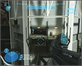 przelatujemy na drugą stronę rozległej przestrzeni - Etap VII- Exodus (2) | Opis przejścia Halo Reach - Halo: Reach - poradnik do gry