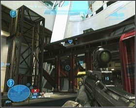 Kluczem do zwycięstwa jest pamiętanie o jetpacku i odpowiednie jego stosowanie - Etap VII- Exodus (2) | Opis przejścia Halo Reach - Halo: Reach - poradnik do gry