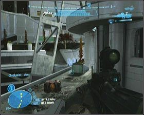 W ten sposób znów trafisz na arenę intensywnej wymiany ognia - Etap VII- Exodus (2) | Opis przejścia Halo Reach - Halo: Reach - poradnik do gry