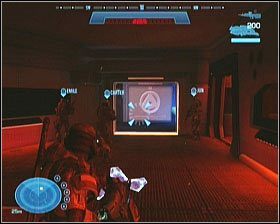 Przy wejściu znajdować się będą niebezpieczne działka, dające się odłączyć - Etap IX- The Package (2) | Opis przejścia Halo Reach - Halo: Reach - poradnik do gry