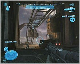 Nim do tego dojdzie musisz opuścić wielki hangar - Etap X- The Pillar of Autumn (2) | Opis przejścia Halo Reach - Halo: Reach - poradnik do gry