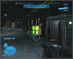 Z ich pomocą znajdujący się tam nieprzyjaciele to tylko drobny incydent, nie stanowiący żadnego wyzwania - Etap X- The Pillar of Autumn (3) | Opis przejścia Halo Reach - Halo: Reach - poradnik do gry