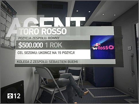Szefostwo na początku sezonu ustali cel, do którego masz dążyć - Kontrakty | Kariera w F1 2010 - F1 2010 - poradnik do gry