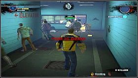 Gdy już skończymy, ruszamy dalej we wskazanym kierunku, a następnie wchodzimy do windy i jedziemy na górę [1] - Wstęp (1) - Zadania główne - Dead Rising 2 - PC - poradnik do gry