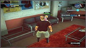 Gdy zadanie się skończy, idziemy zapisać grę [1], a następnie wychodzimy na miasto - Wstęp (2) - Zadania główne - Dead Rising 2 - PC - poradnik do gry